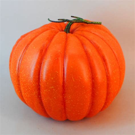 large artificial pumpkins